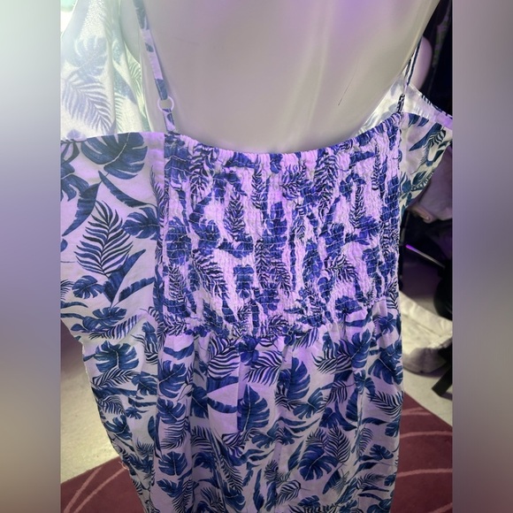 Joe Fresh NWT Green Tropical Print Midi
Buttoned Dress Linen Cotton Mix - Picture 7 of 8